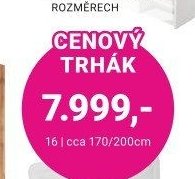 Postel cca 170/200cm