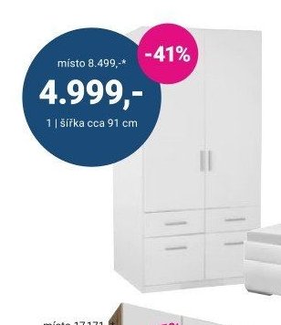 Šatní skříň CELLE