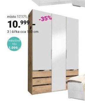 Šatní skříň LEVEL