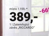 Zatemňující závěs RICCARDO