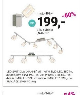 LED svítidlo „NANNI“