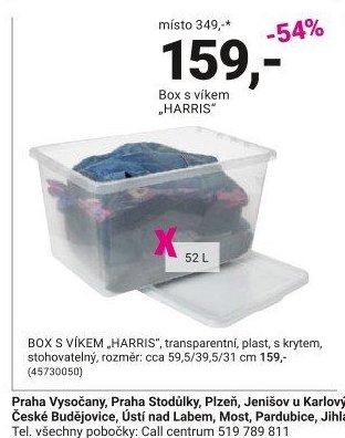 Box s víkem „HARRIS“