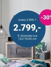 Komoda cca 122/75/42 cm