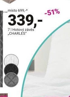 Hotový závěs CHARLES