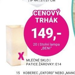 Stolní lampa BENI