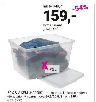 Box s víkem HARRIS