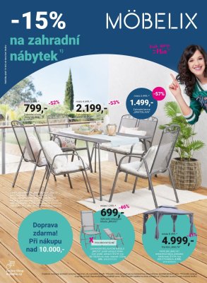 akční leták Möbelix 25.5.2020-7.6.2020