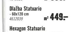 Dlažba Statuario