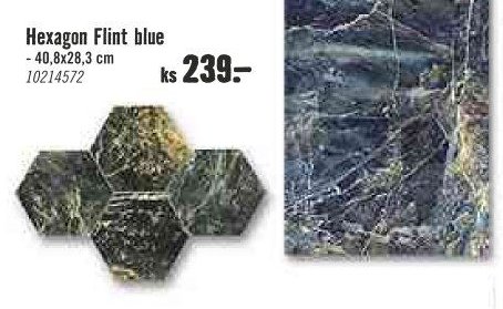 Hexagon Flint blue