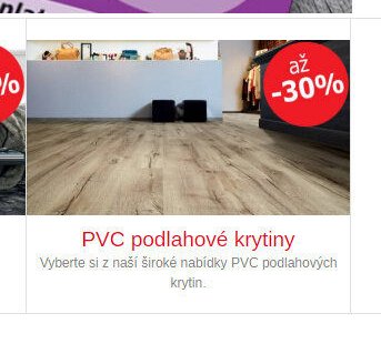 PVC podlahové krytiny