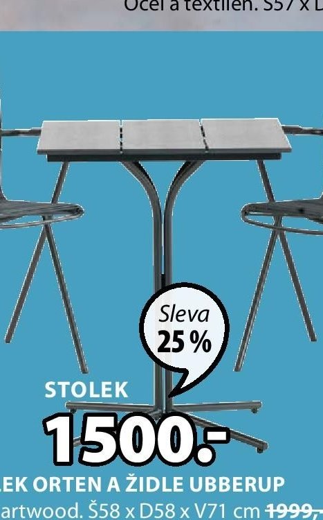 Balkonový stolek ORTEN