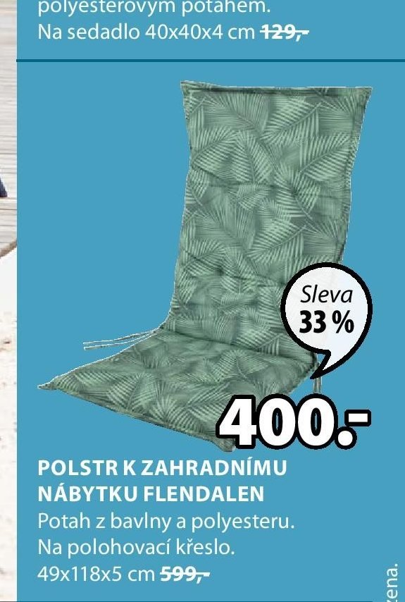 POLSTR K ZAHRADNÍMU NÁBYTKU FLENDALEN