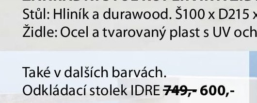 Odkládací stolek IDRE
