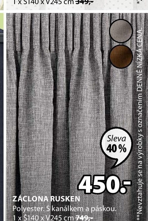 ZÁCLONA RUSKEN