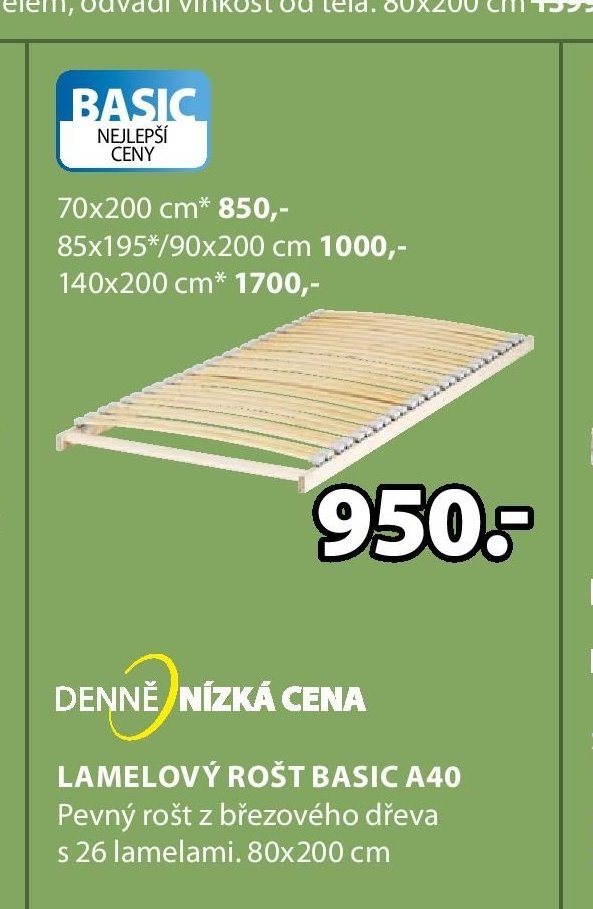 LAMELOVÝ ROŠT BASIC A40