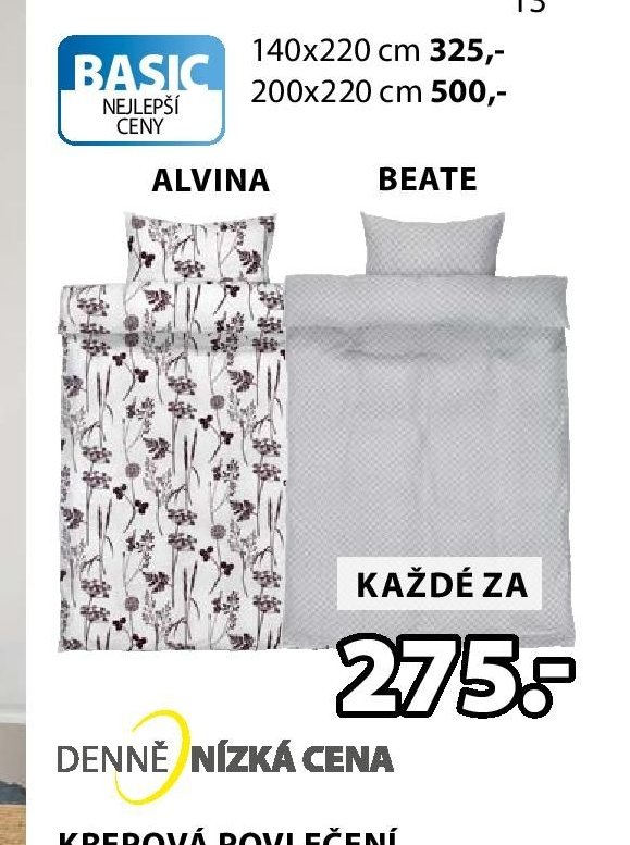 ALVINA, BEATE povlečení
