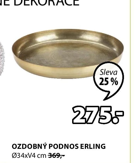 OZDOBNÝ PODNOS ERLING