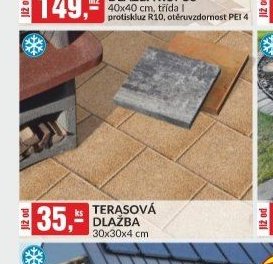 Terasová dlažba