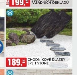 Chodníkové dlažby Split Stone
