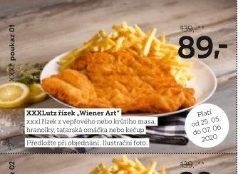 XXXLutz řízek Wiener Art