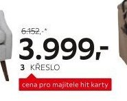 3 křeslo