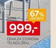 Stohovatelná židle