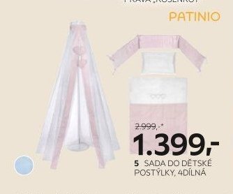 SADA DO DĚTSKÉ POSTÝLKY, 4DÍLNÁ