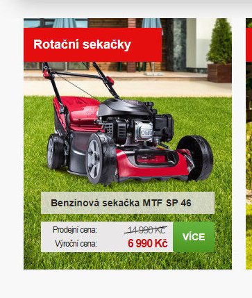 Benzínová sekačka MTF SP 46