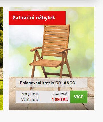 Polohovací křeslo ORLANDO