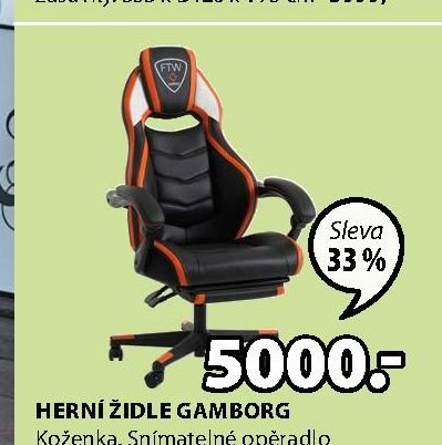 Herní židle GAMBORG