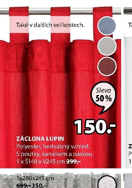 ZÁCLONA LUPIN