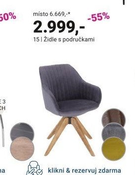 Židle s područkami