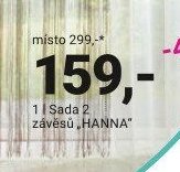 Sada závěsů HANNA