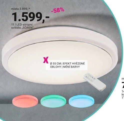 LED-stropní svítidlo „SÖREN“