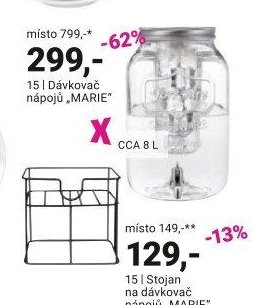 15 | Stojan na dávkovač nápojů „MARIE“