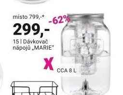 15 | Dávkovač nápojů „MARIE“
