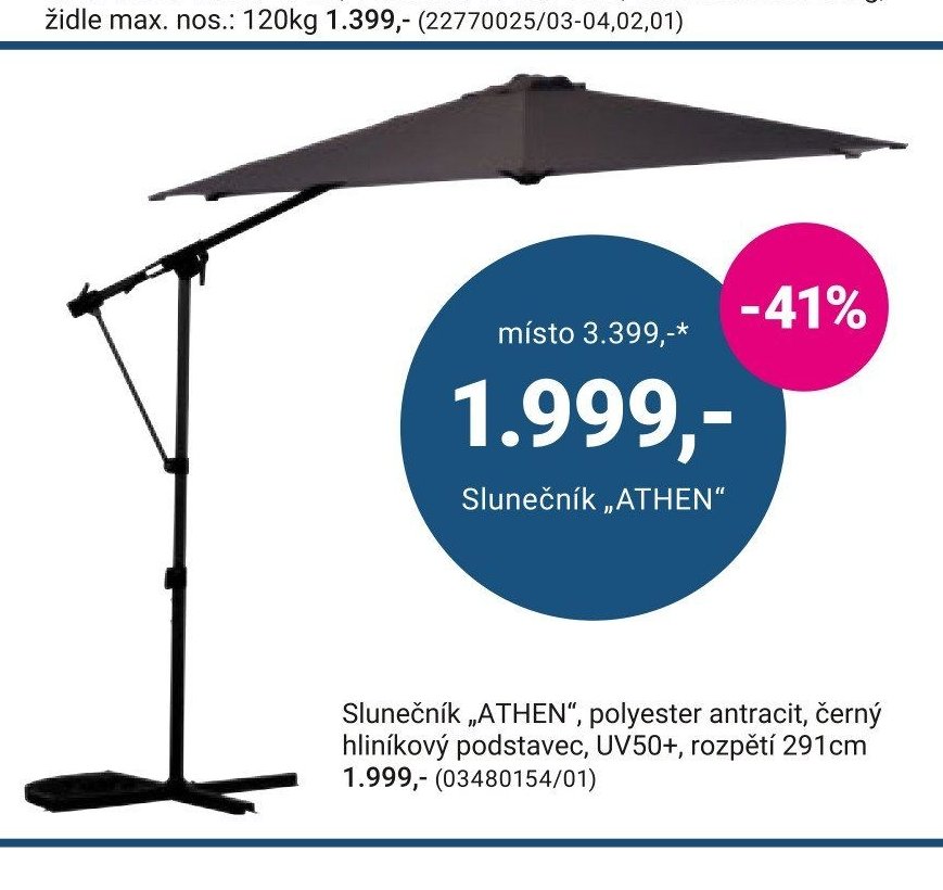 Slunečník „ATHEN“