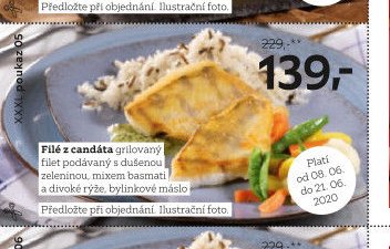 Filé z candáta grilovaný