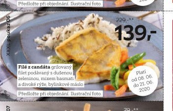 Filé z candáta grilovaný