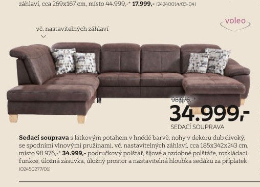 Sedací souprava Voleo