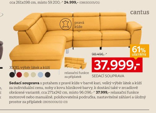 Sedací souprava Cantus