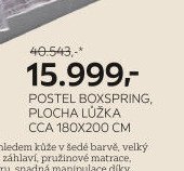 POSTEL BOXSPRING, PLOCHA LŮŽKA CCA 180X200 CM