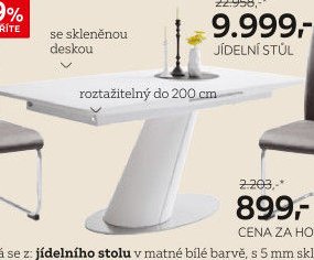 Jídelní stůl (skleněný)