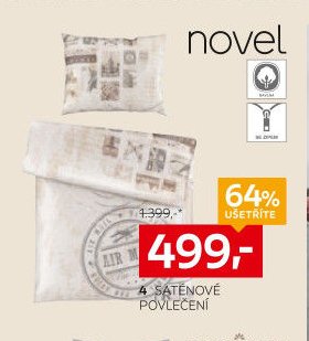 Saténové povlečení