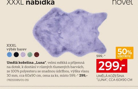 Umělá kožešina „Luna“