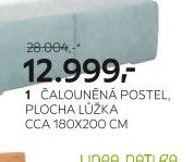 čalouněná postel