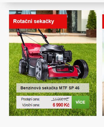 Benzinová sekačka MTF SP 46