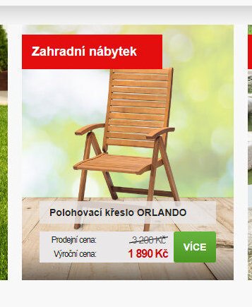 Polohovací křeslo ORLANDO
