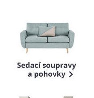 Sedací soupravy a pohovky