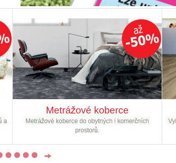 Metrážové koberce